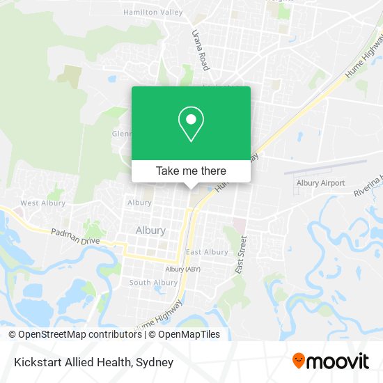 Kickstart Allied Health map