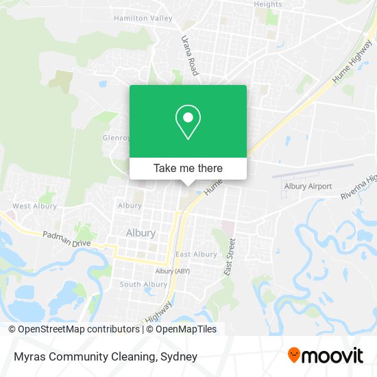 Mapa Myras Community Cleaning