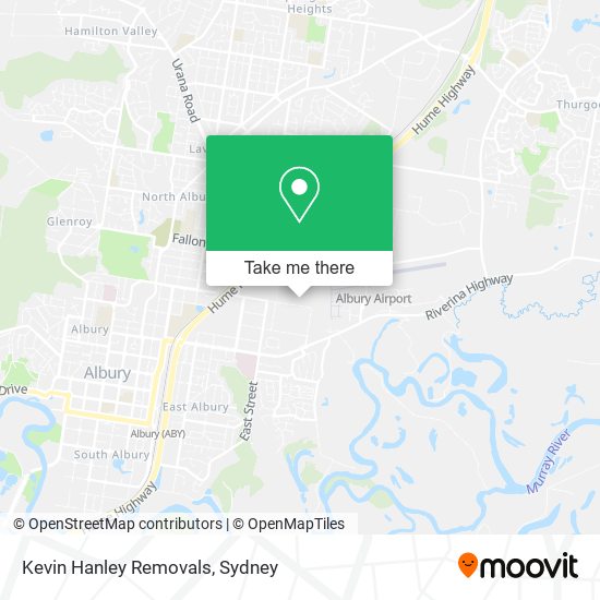 Mapa Kevin Hanley Removals