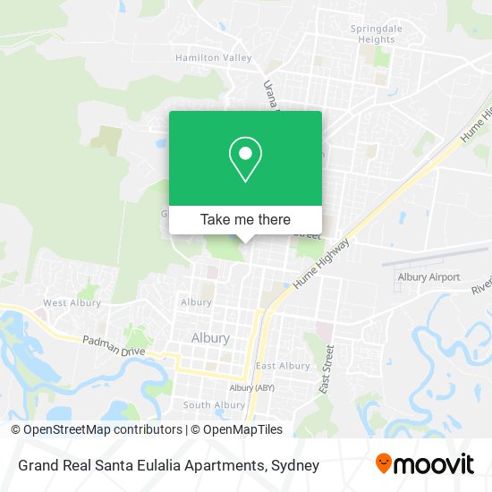 Grand Real Santa Eulalia Apartments map
