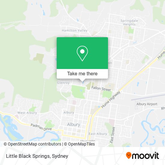 Little Black Springs map