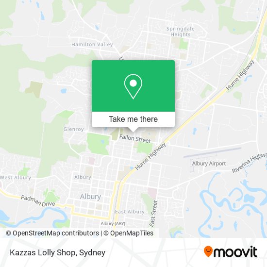 Kazzas Lolly Shop map