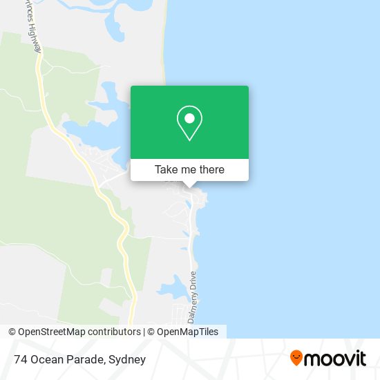 74 Ocean Parade map