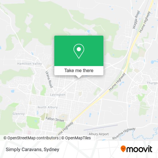 Simply Caravans map