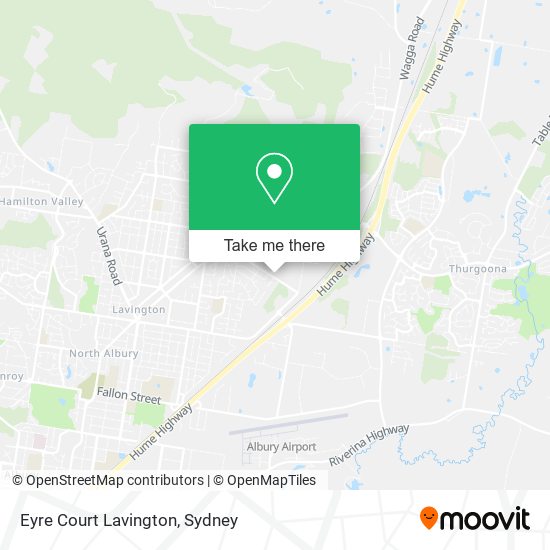 Mapa Eyre Court Lavington
