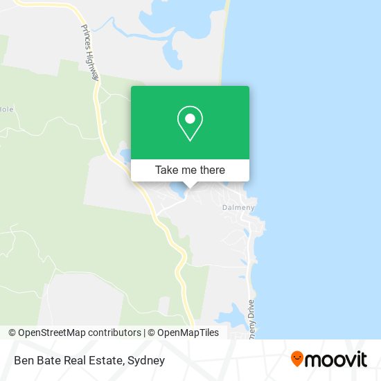 Ben Bate Real Estate map