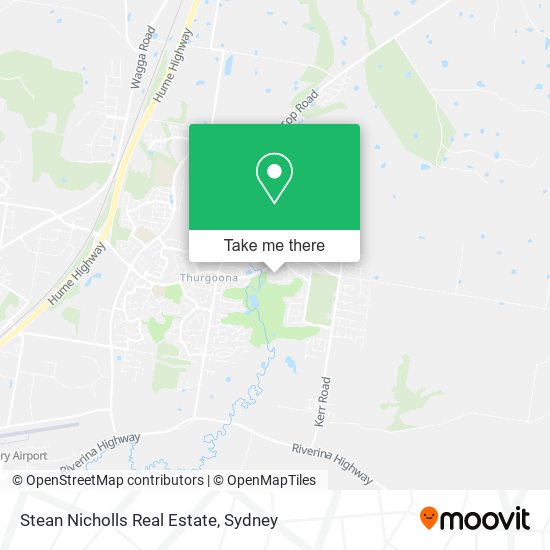 Stean Nicholls Real Estate map