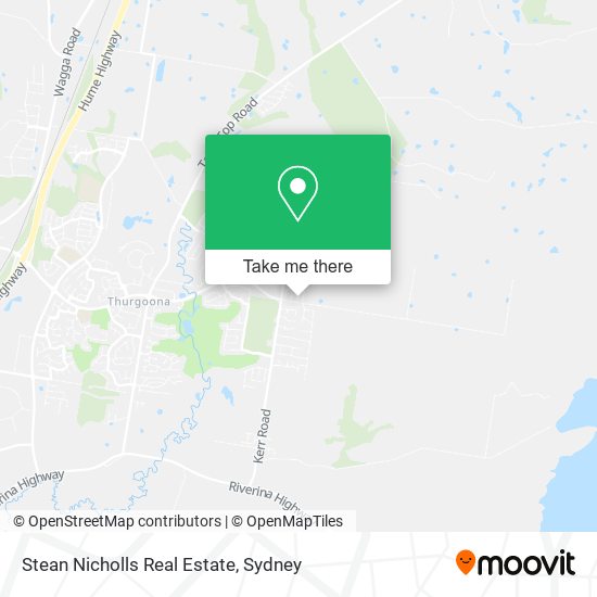 Stean Nicholls Real Estate map