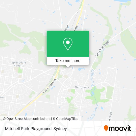 Mitchell Park Playground map
