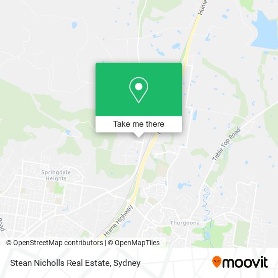 Stean Nicholls Real Estate map