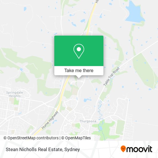 Stean Nicholls Real Estate map