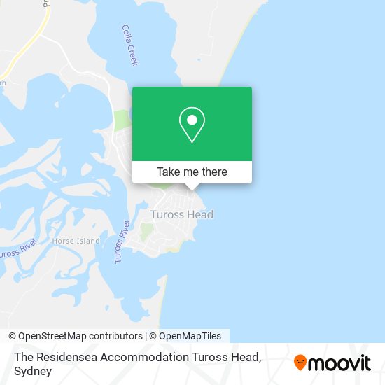 The Residensea Accommodation Tuross Head map