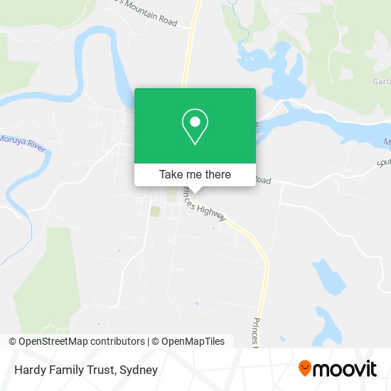 Hardy Family Trust map