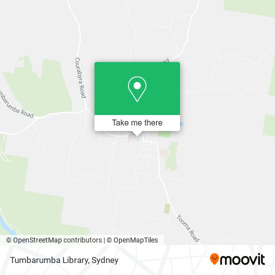Tumbarumba Library map