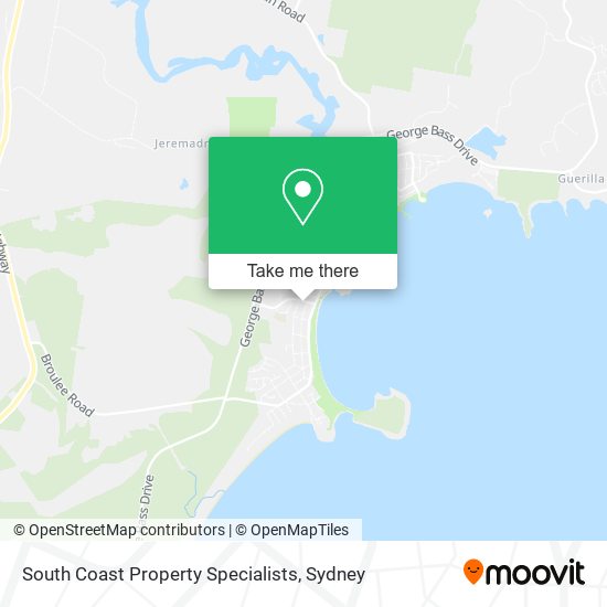 South Coast Property Specialists map