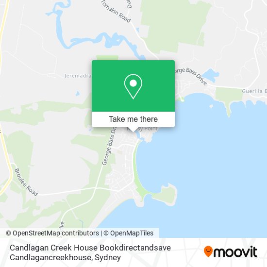 Mapa Candlagan Creek House Bookdirectandsave Candlagancreekhouse