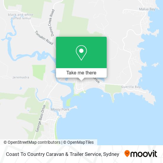 Coast To Country Caravan & Trailer Service map