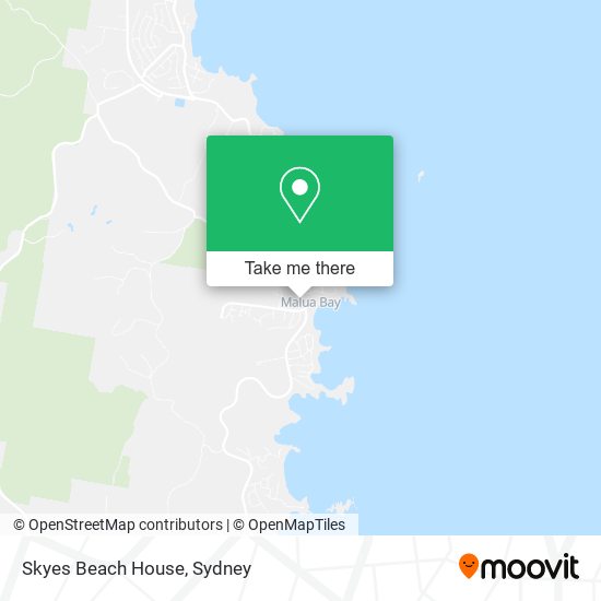 Skyes Beach House map