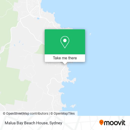 Mapa Malua Bay Beach House