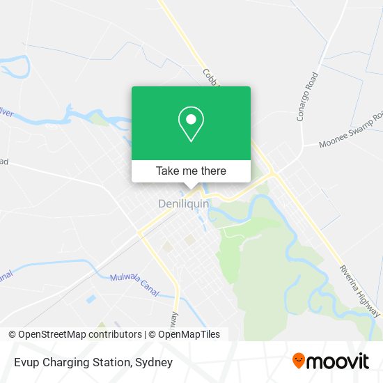 Evup Charging Station map