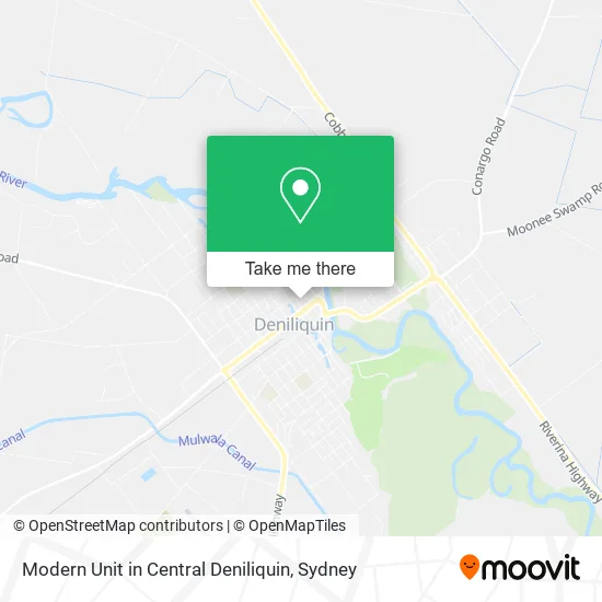 Modern Unit in Central Deniliquin map