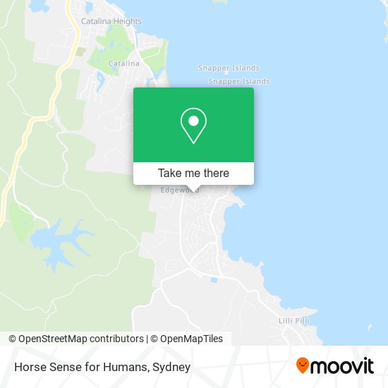 Horse Sense for Humans map