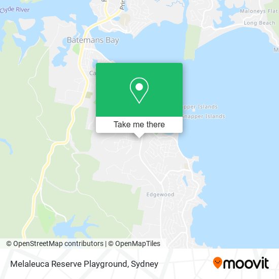 Melaleuca Reserve Playground map