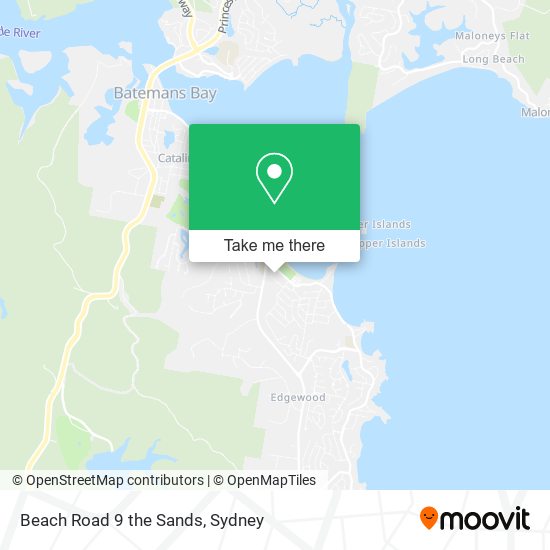 Beach Road 9 the Sands map