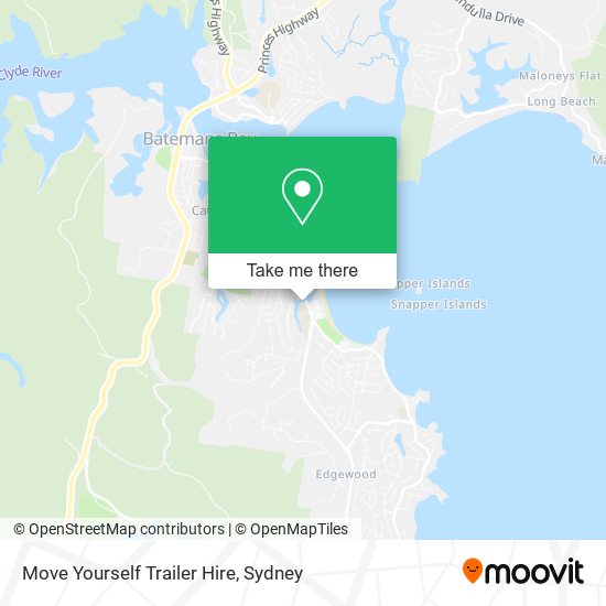 Move Yourself Trailer Hire map