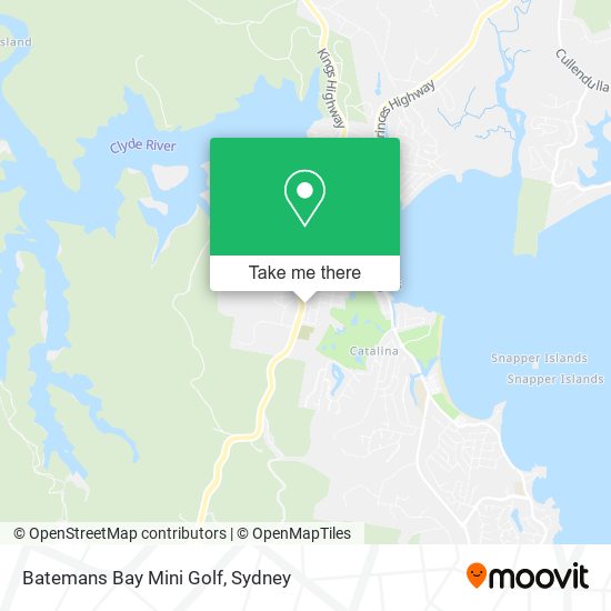 Mapa Batemans Bay Mini Golf