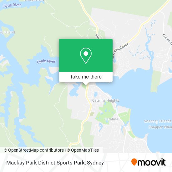 Mackay Park District Sports Park map