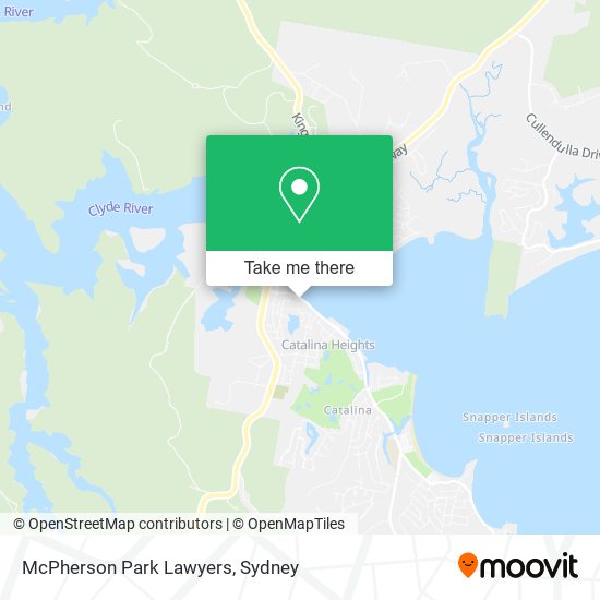 Mapa McPherson Park Lawyers
