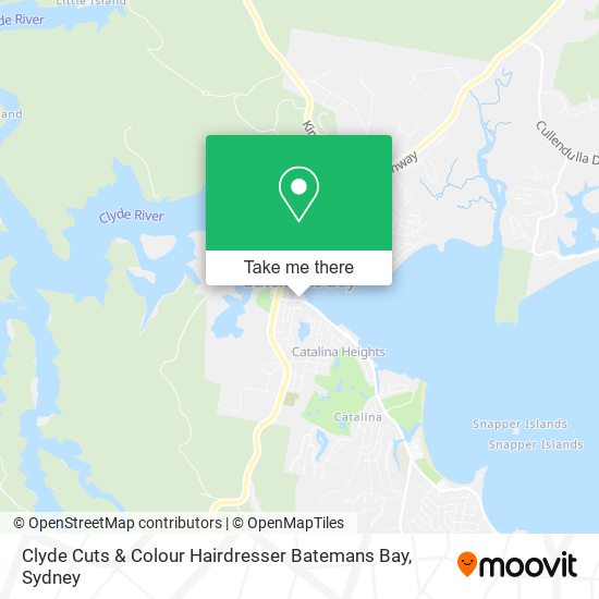 Clyde Cuts & Colour Hairdresser Batemans Bay map
