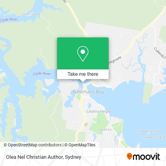 Olea Nel Christian Author map