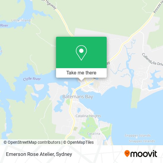 Emerson Rose Atelier map