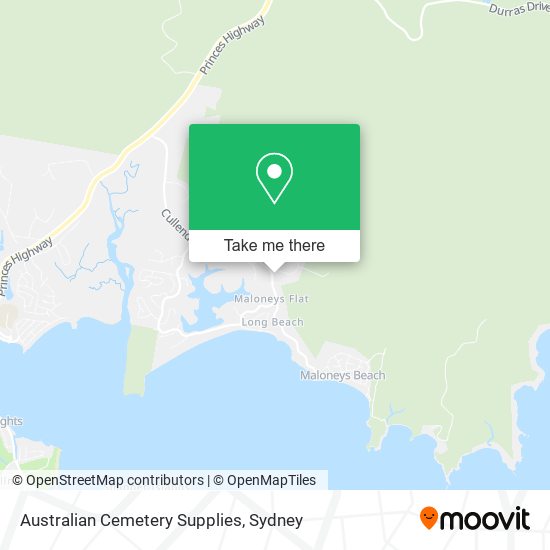 Australian Cemetery Supplies map