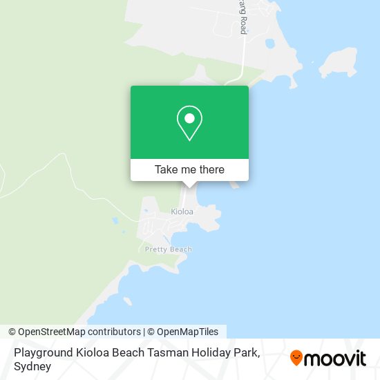 Playground Kioloa Beach Tasman Holiday Park map