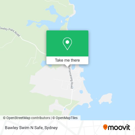 Bawley Swim N Safe map