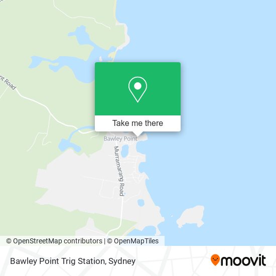 Bawley Point Trig Station map