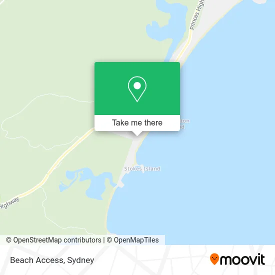 Beach Access map