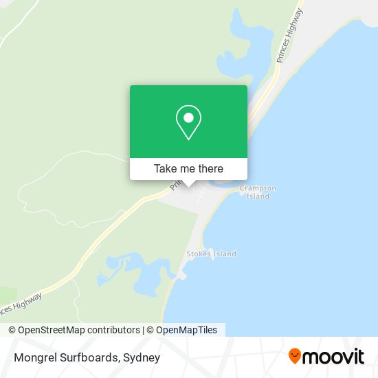 Mongrel Surfboards map
