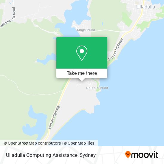 Ulladulla Computing Assistance map