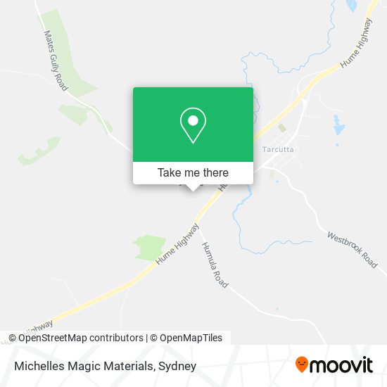 Michelles Magic Materials map