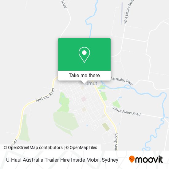 Mapa U-Haul Australia Trailer Hire Inside Mobil