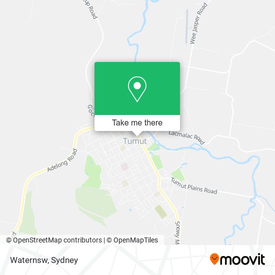 Mapa Waternsw