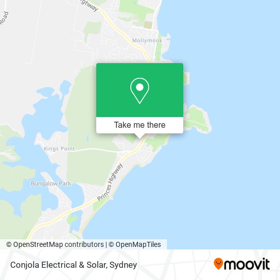 Conjola Electrical & Solar map