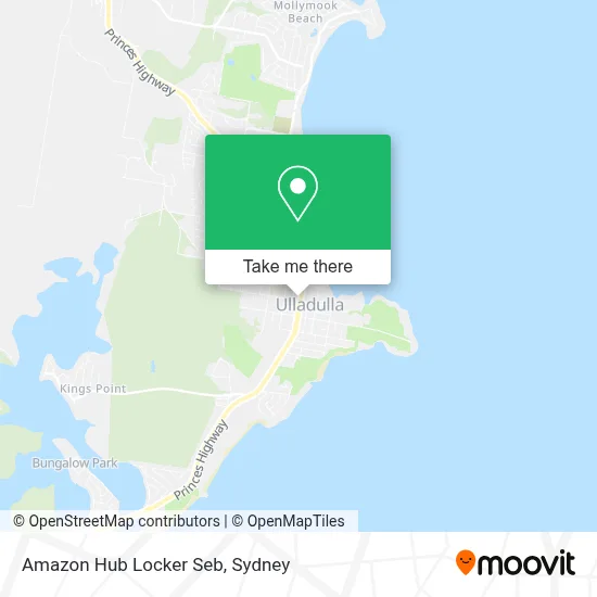 Mapa Amazon Hub Locker Seb
