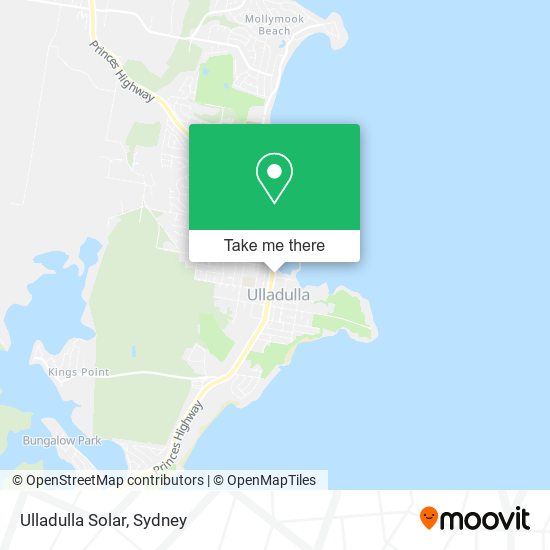 Ulladulla Solar map