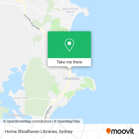 Mapa Home Shoalhaven Libraries