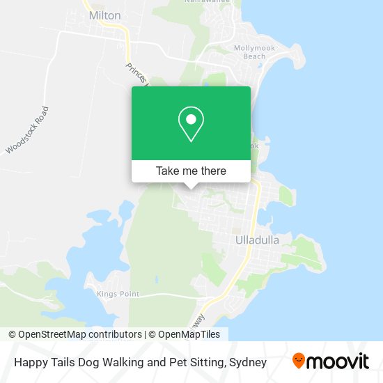 Mapa Happy Tails Dog Walking and Pet Sitting